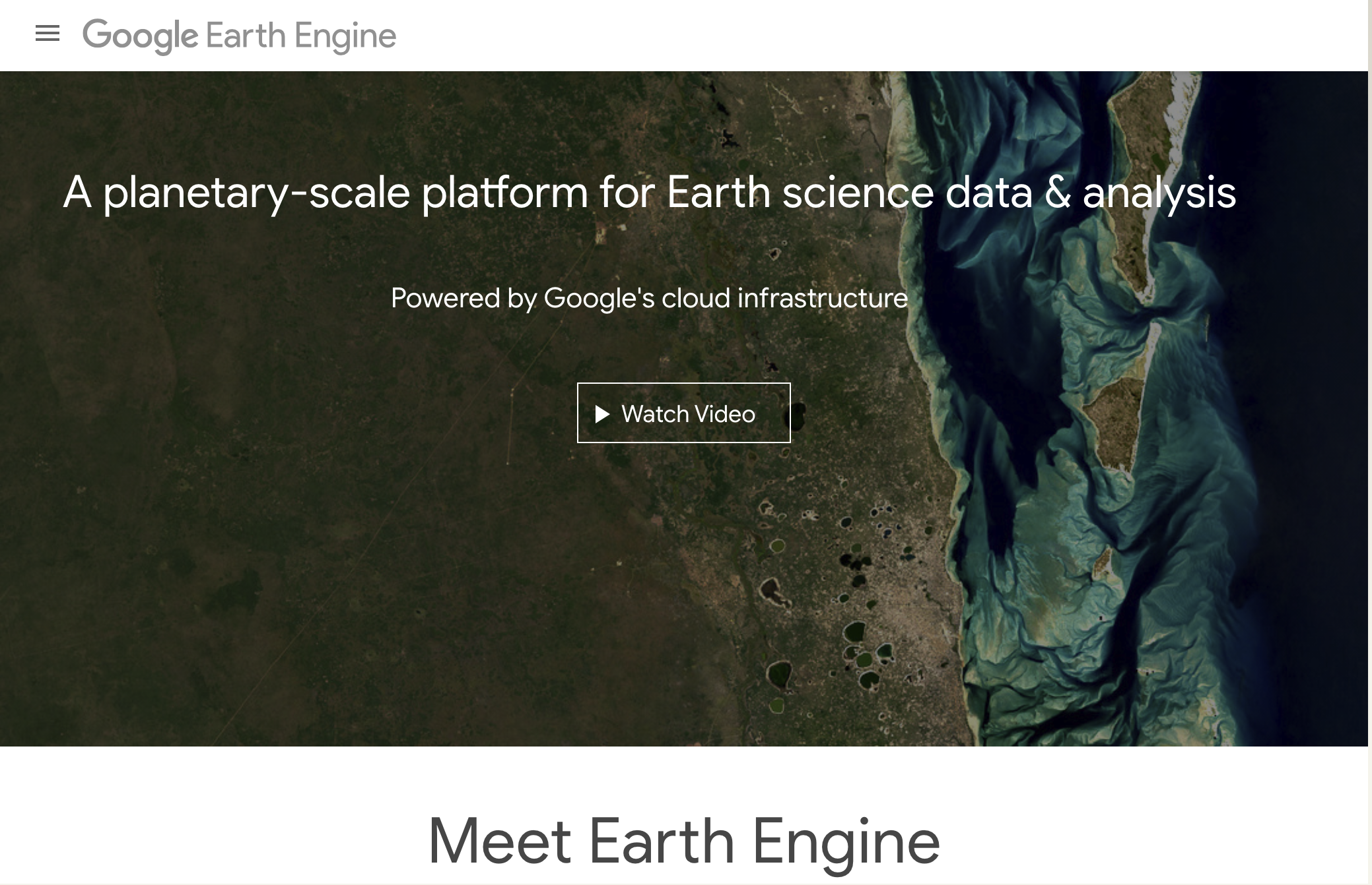 Google Earth Engine Screenshot
